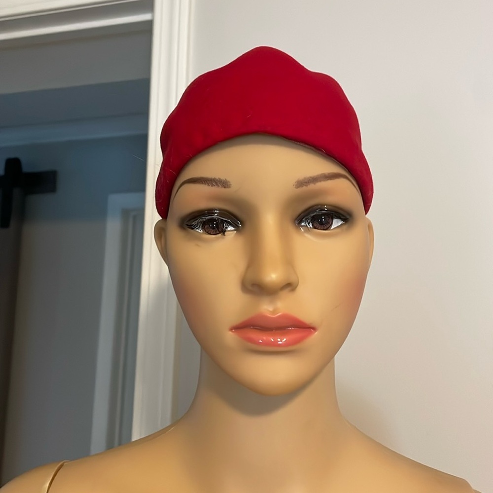 Vintage 1940’s New York Creations Red Wool / Felt Hat